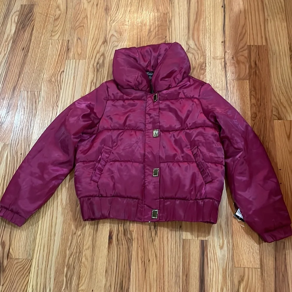 NEW Y2K Kimora Lee Baby Phat Quilted Coat Puffer Jacket Pink XL